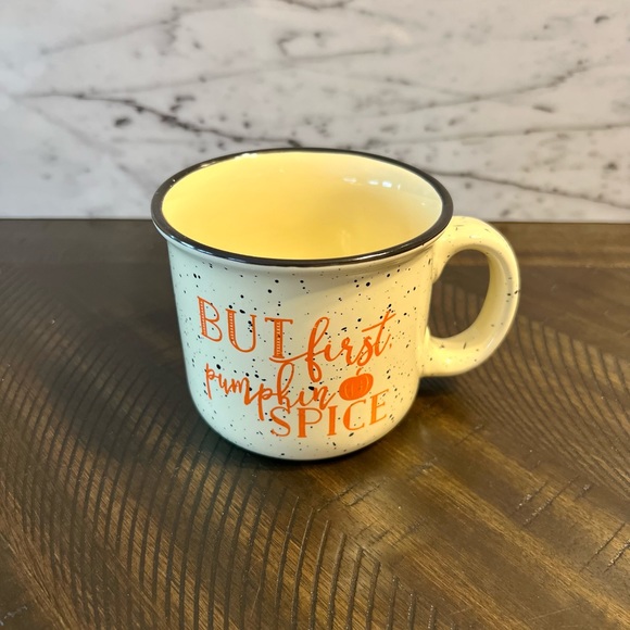 Double Sided But First Pumpkin Spice 12oz Mug NEW - Picture 2 of 4